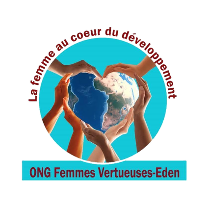Logo ONG Femmes Vertueuses-Eden : la femme au cœur du développement